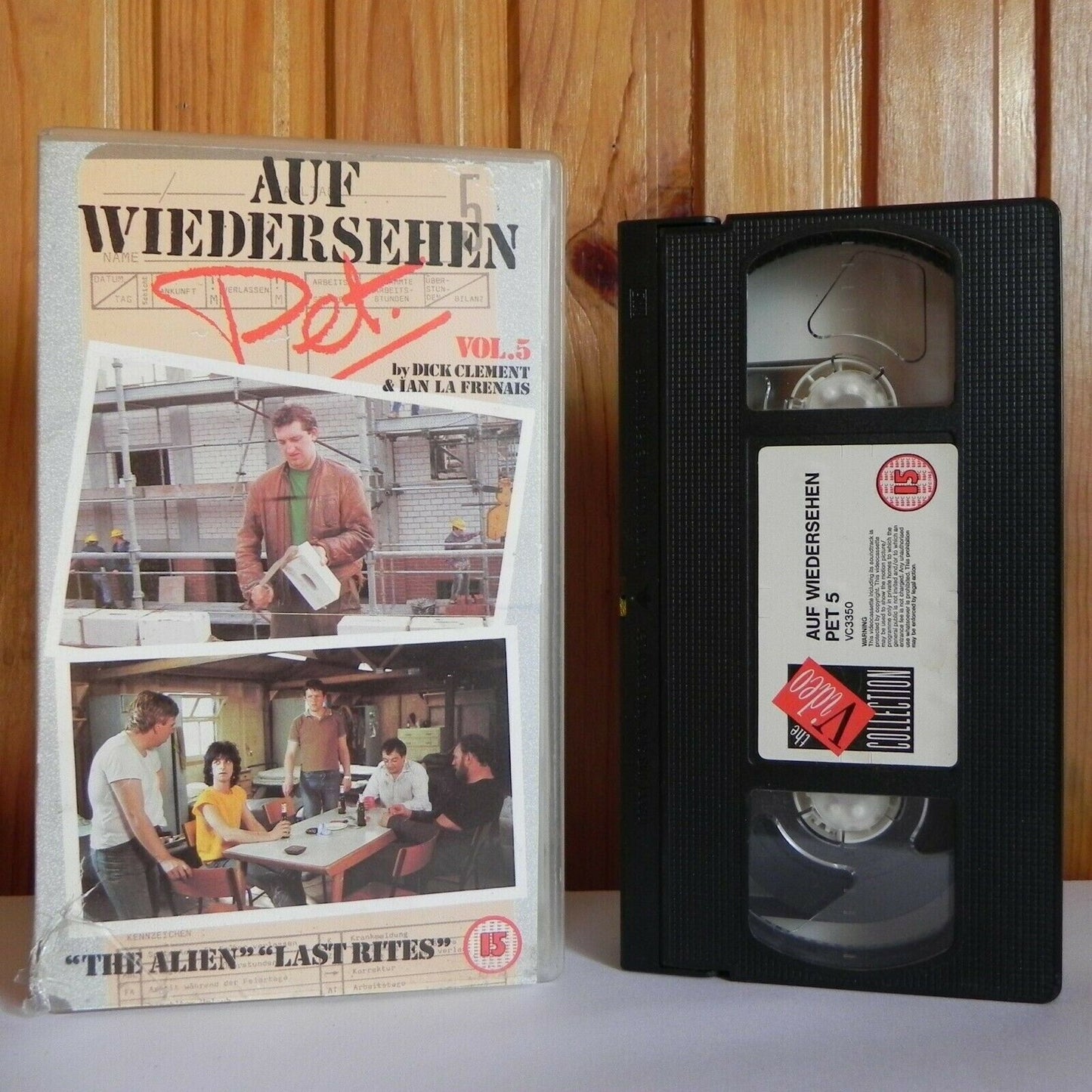 Auf Wiedersehen Pet - Vol.5 - Central Video - The Alien - Last Rites - Pal VHS-