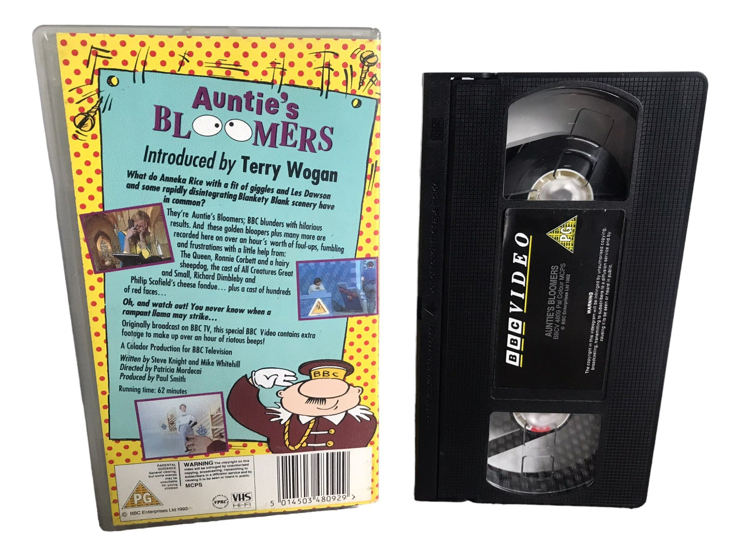 Auntie's Bloomers - Terry Wogan- BBV Video - Childrens - Pal - VHS-