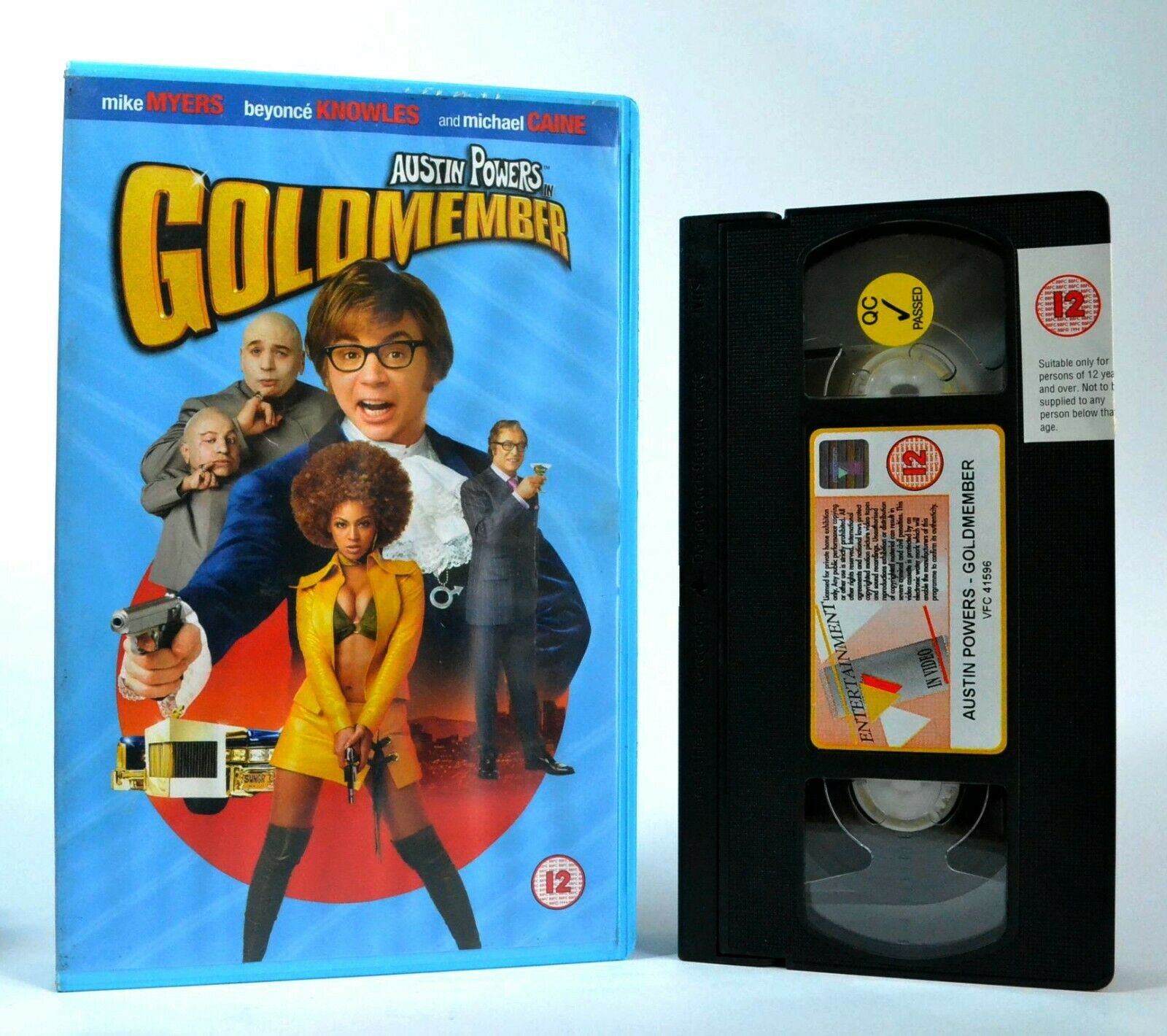 Austin Powers In Goldmember: Spy Action Comedy - Large Box - M.Myers - Pal VHS-