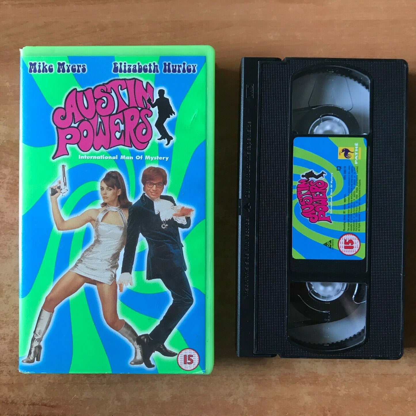 Austin Powers: International Man of Mystery - Spy Action - Mike Myers - Pal VHS-