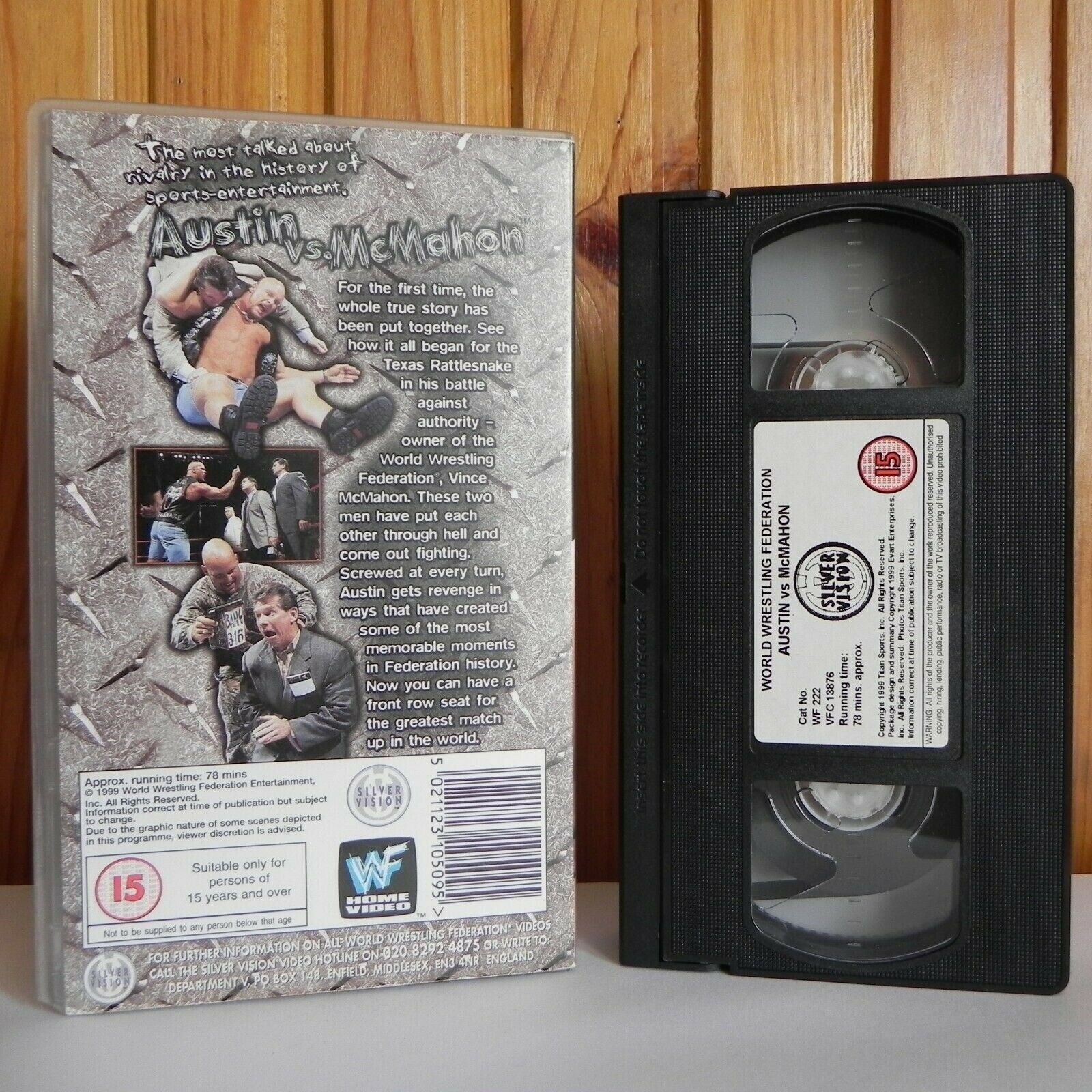 Austin VS. McMahon - The Whole True Story - WWF Home Video - Wrestling - Pal VHS-