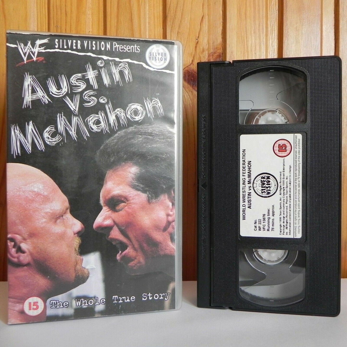 Austin VS. McMahon - The Whole True Story - WWF Home Video - Wrestling - Pal VHS-