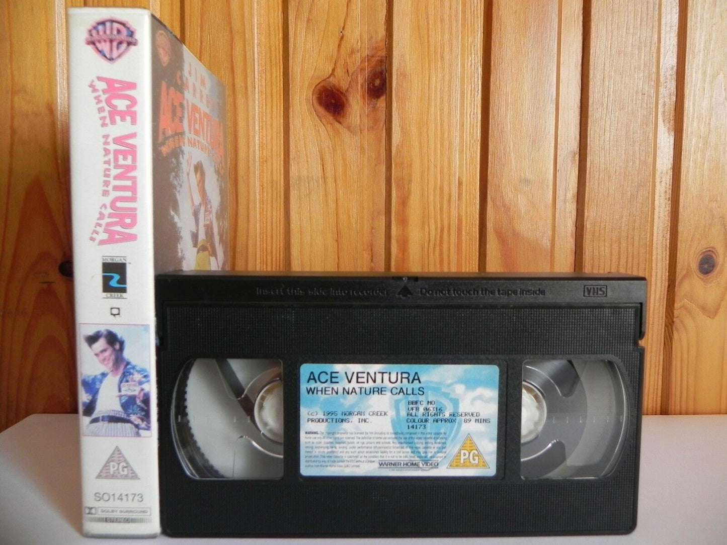 Ave Ventura: When Nature Calls - Warner Home - Comedy - Jim Carrey - Pal VHS-