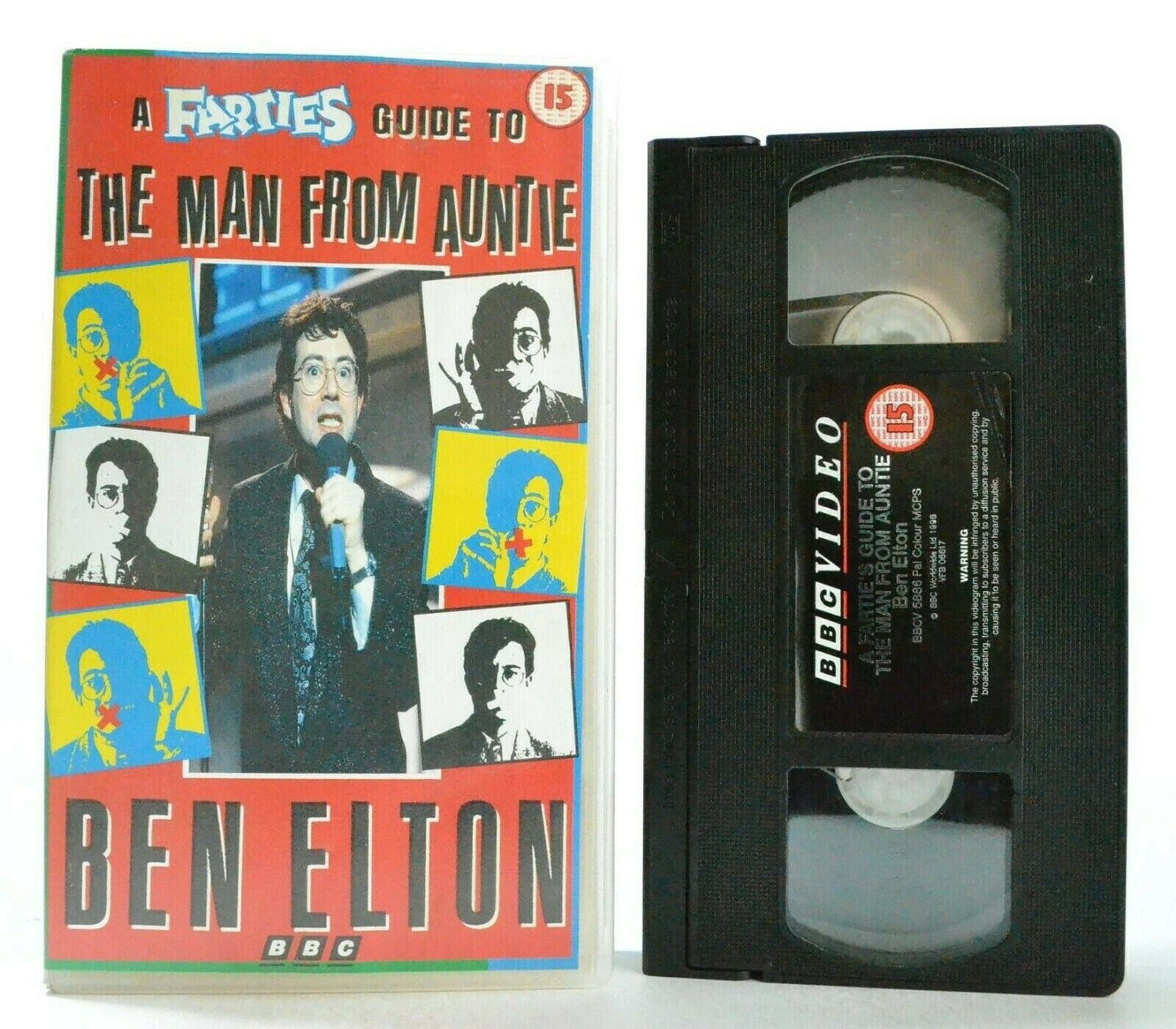 BBC - A Farties Guide: To a Man From Aunty; BEN ELTON - Stand Up - Comedy - VHS-