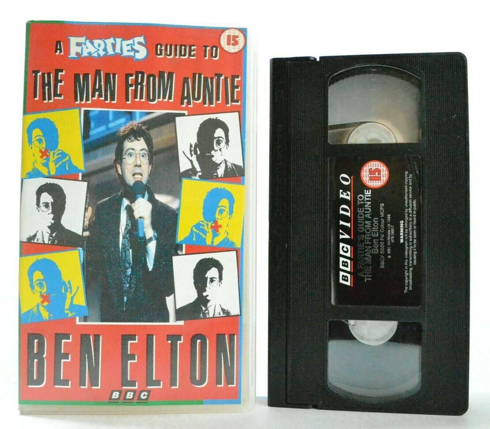 BBC - A Farties Guide: To a Man From Aunty; BEN ELTON - Stand Up - Comedy - VHS-