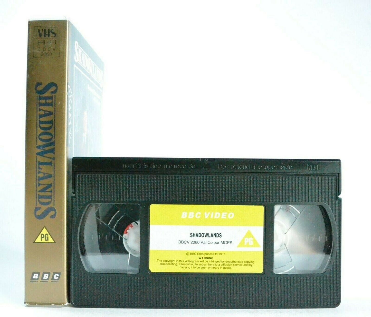 BBC Video - Shadowlands: TV Movie (1985) - C.S Lewis - Life Love Story - Pal VHS-