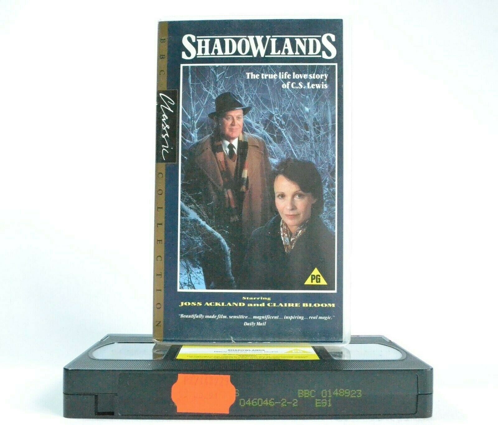 BBC Video - Shadowlands: TV Movie (1985) - C.S Lewis - Life Love Story - Pal VHS-