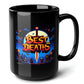 Best Deaths Black Mug (15oz) - arcade gaming-15oz-