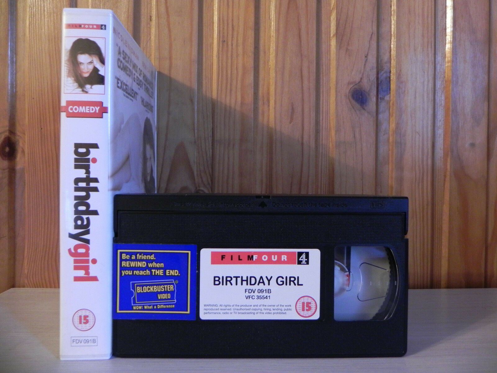 BIRTHDAY GIRL - Nicole Kidman - Big Box - Teenage Comedy - Ex-Rental - VHS-