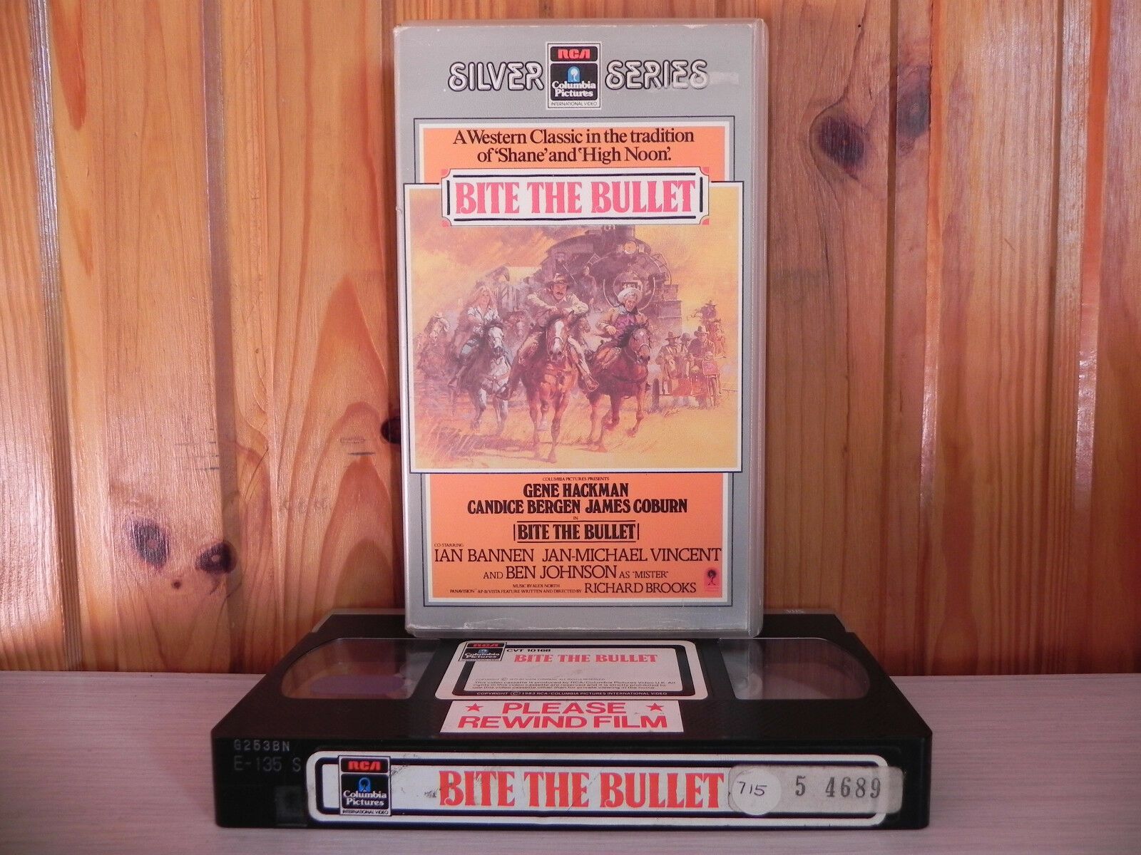 BITE THE BULLET - RCA Silver Series - Ex-Rental Pre-Cert - Hackman Western - VHS-