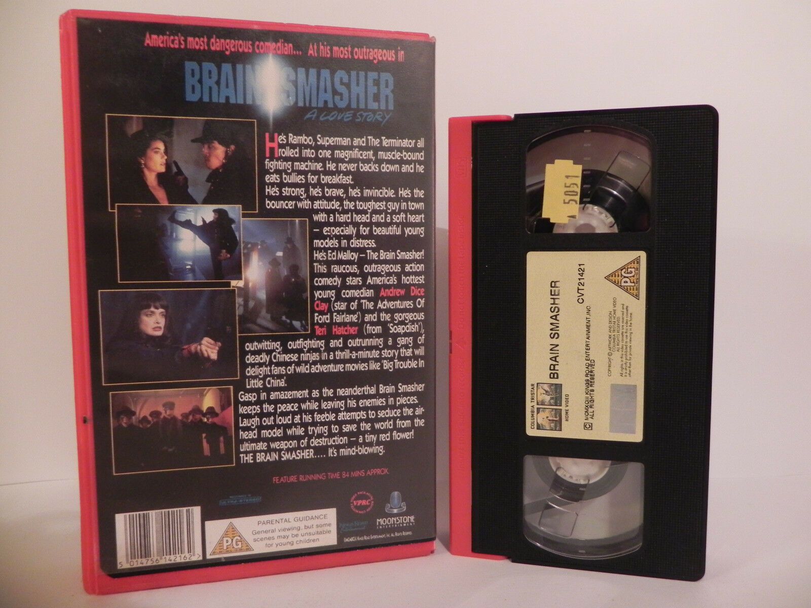 BRAIN SMASHER - Like Big Trouble In Little China - Teri Hatcher - Big Box - VHS-