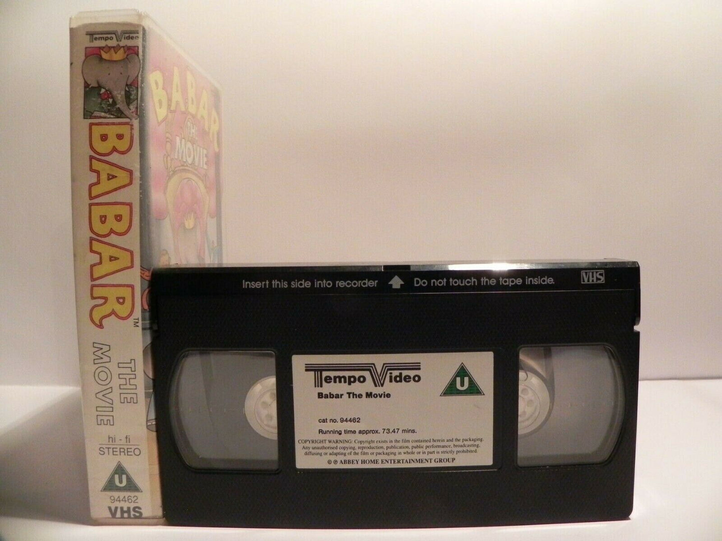 Babar: The Movie - Charming Story - Exciting Adventures - Children's - Pal VHS-