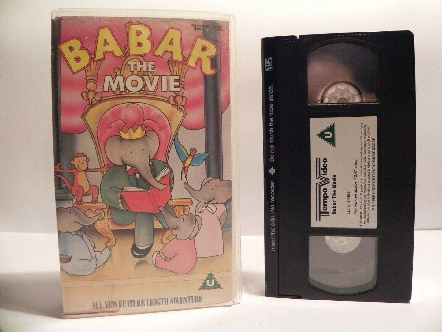 Babar: The Movie - Charming Story - Exciting Adventures - Children's - Pal VHS-