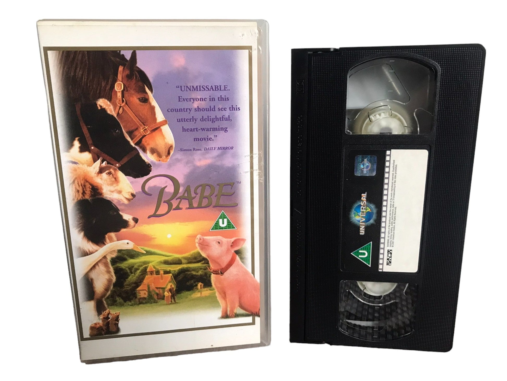 Babe - James Cromwell - Universal - Childrens - Pal - VHS-