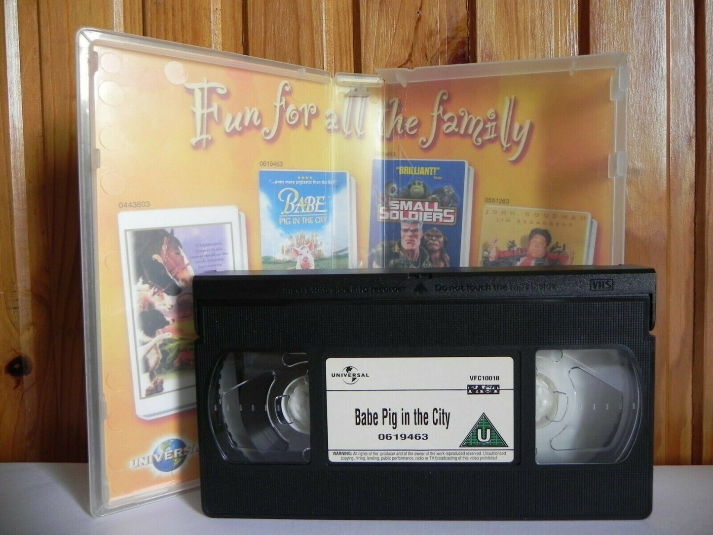 Babe: Pig In The City - Universal - Family - Adventure - Children's - Pal VHS-