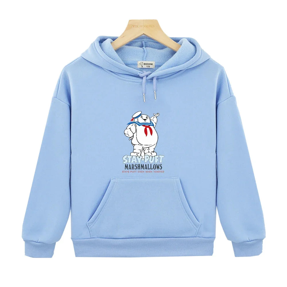 Baby Boys Ghostbusters Hoodie - "The Choice Is Made" Sweatshirt Kids Sportswear-light blue-130-