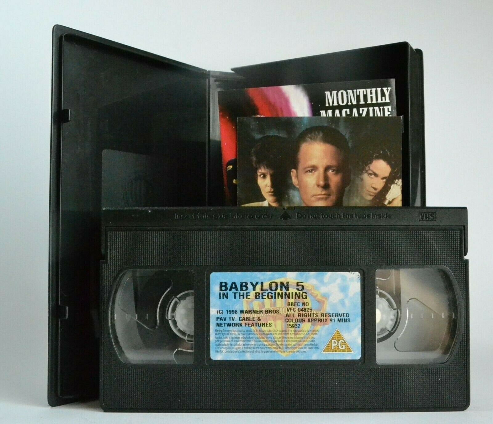 Babylon 5: In The Beginning - (1998) Sci-Fi TV Movie - Fictional Universe - VHS-