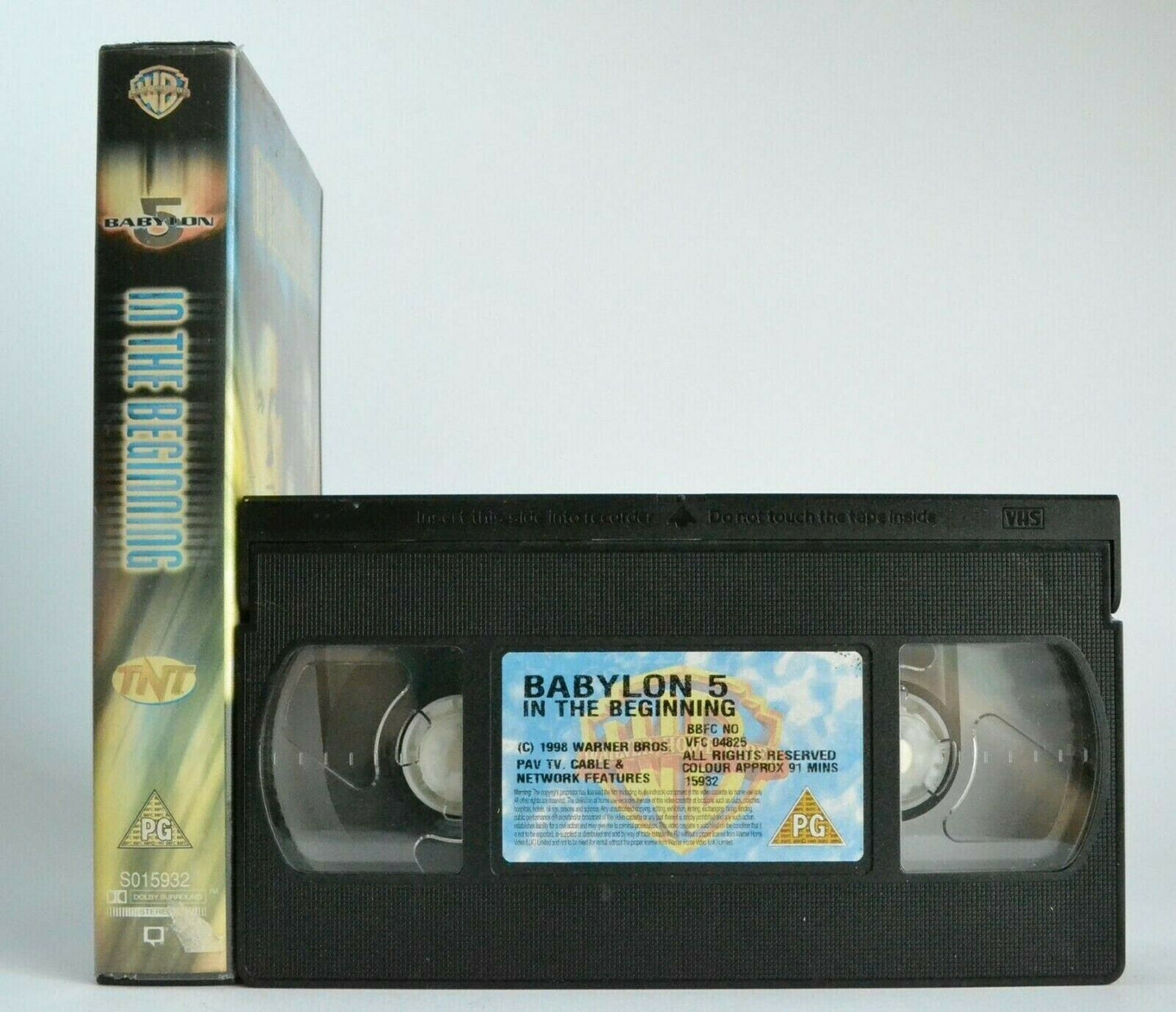 Babylon 5: In The Beginning - (1998) Sci-Fi TV Movie - Fictional Universe - VHS-