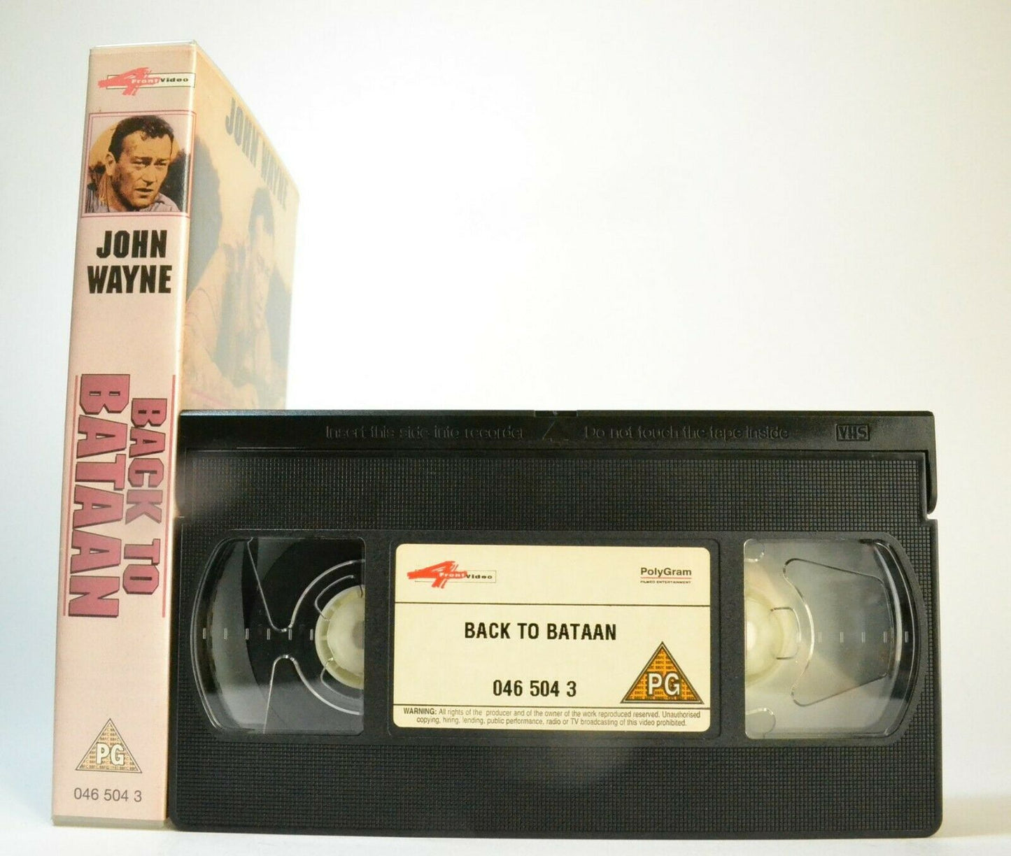 Back To Bataan - War Drama - World War 2 - John Wayne / Anthony Quinn - Pal VHS-