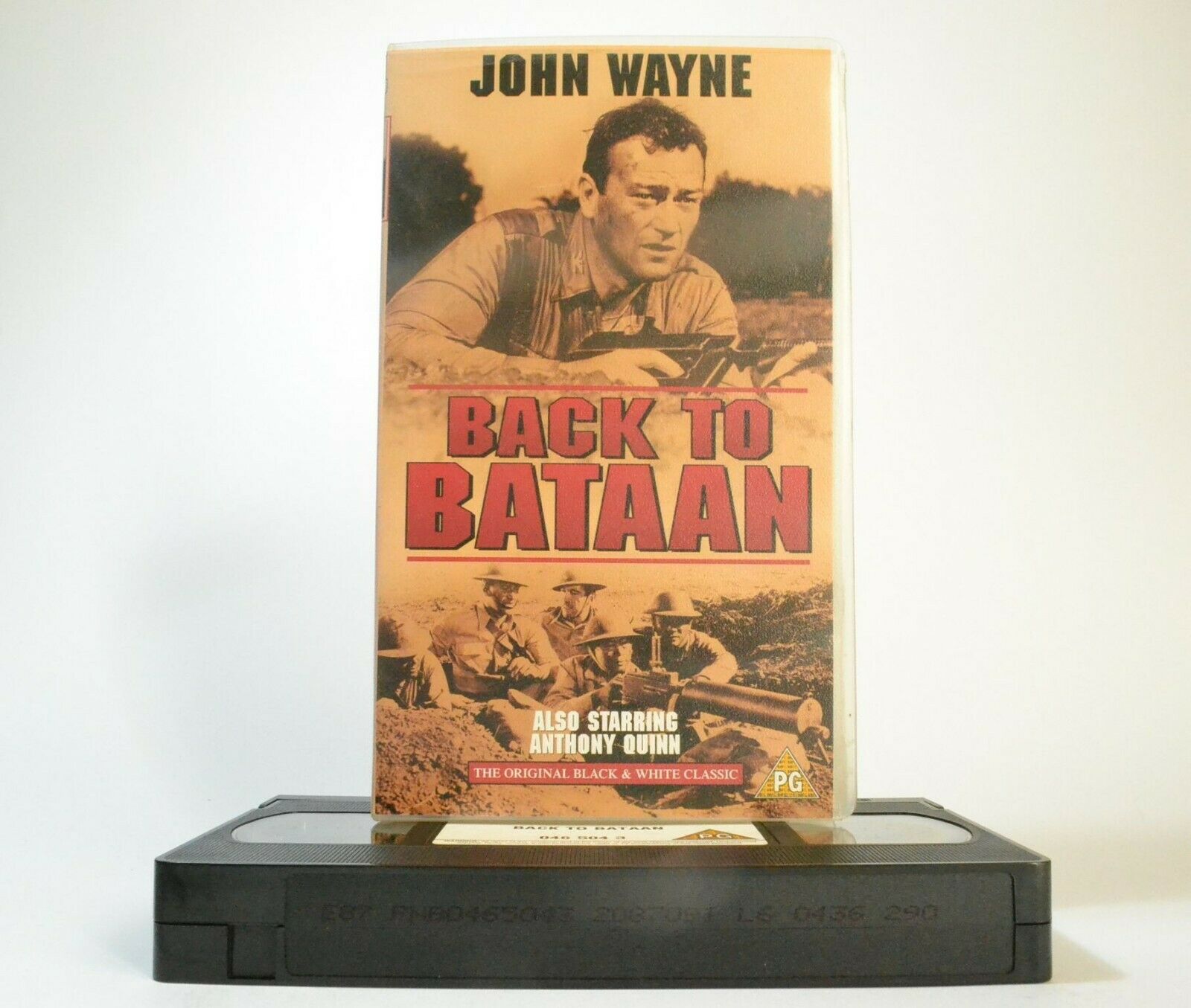 Back To Bataan - War Drama - World War 2 - John Wayne / Anthony Quinn - Pal VHS-