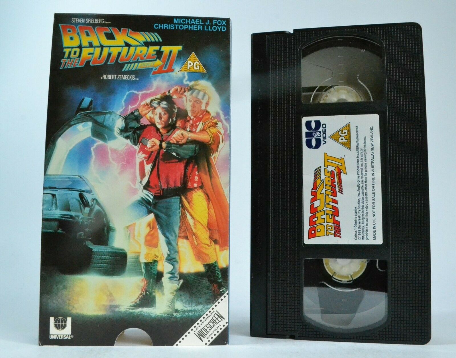 Back To The Future 2 (1989); [Widescreen] Carton Box - Christopher Lloyd - VHS-