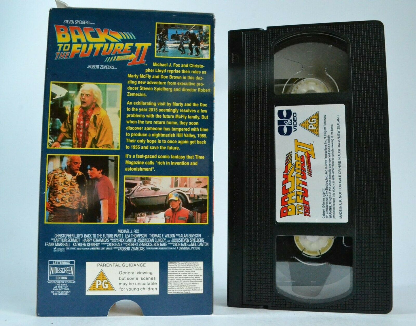 Back To The Future 2 (1989); [Widescreen] Carton Box - Christopher Lloyd - VHS-