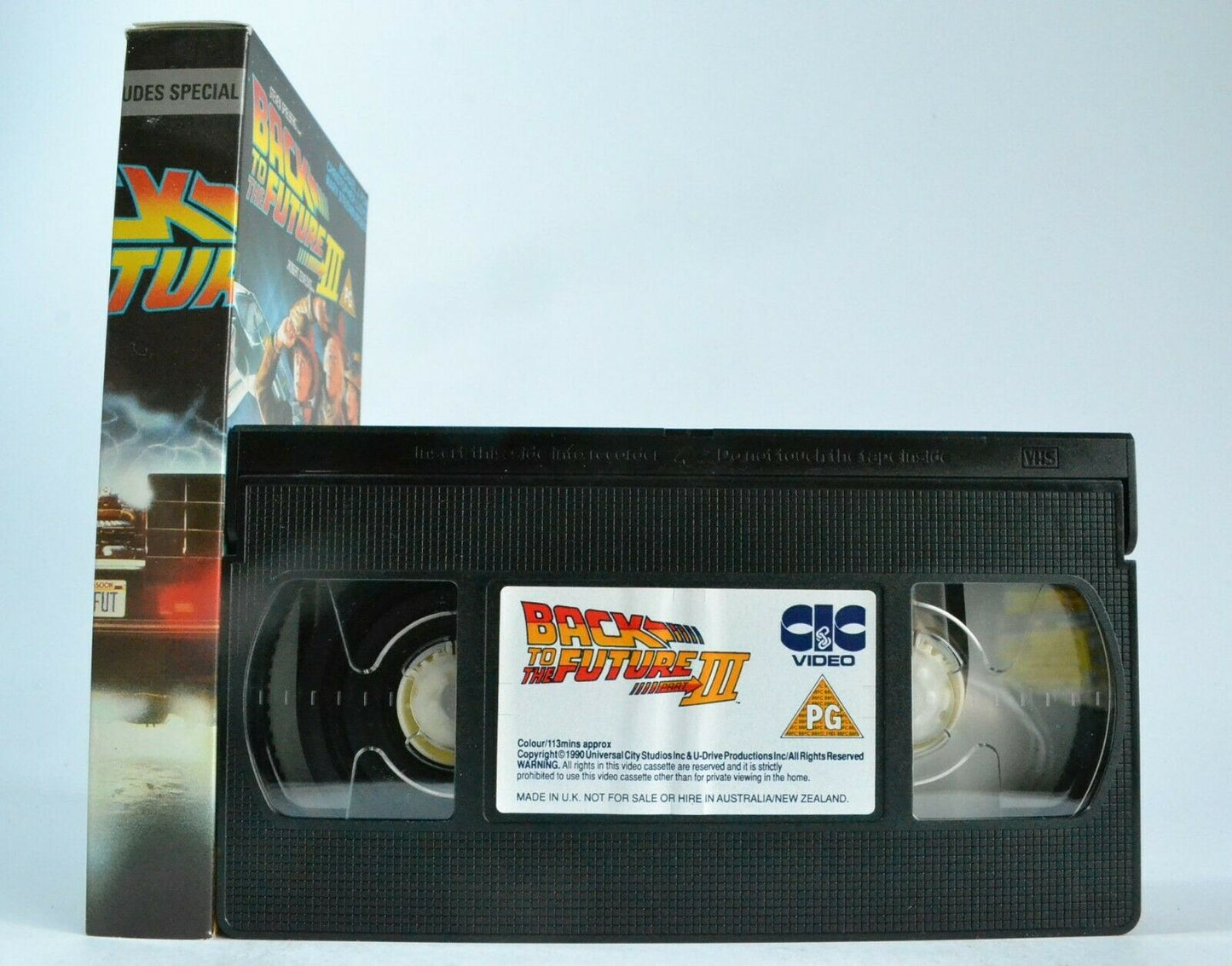 Back To The Future 3 (1990); [Widescreen] Carton Box - Sci-Fi Adventure - VHS-