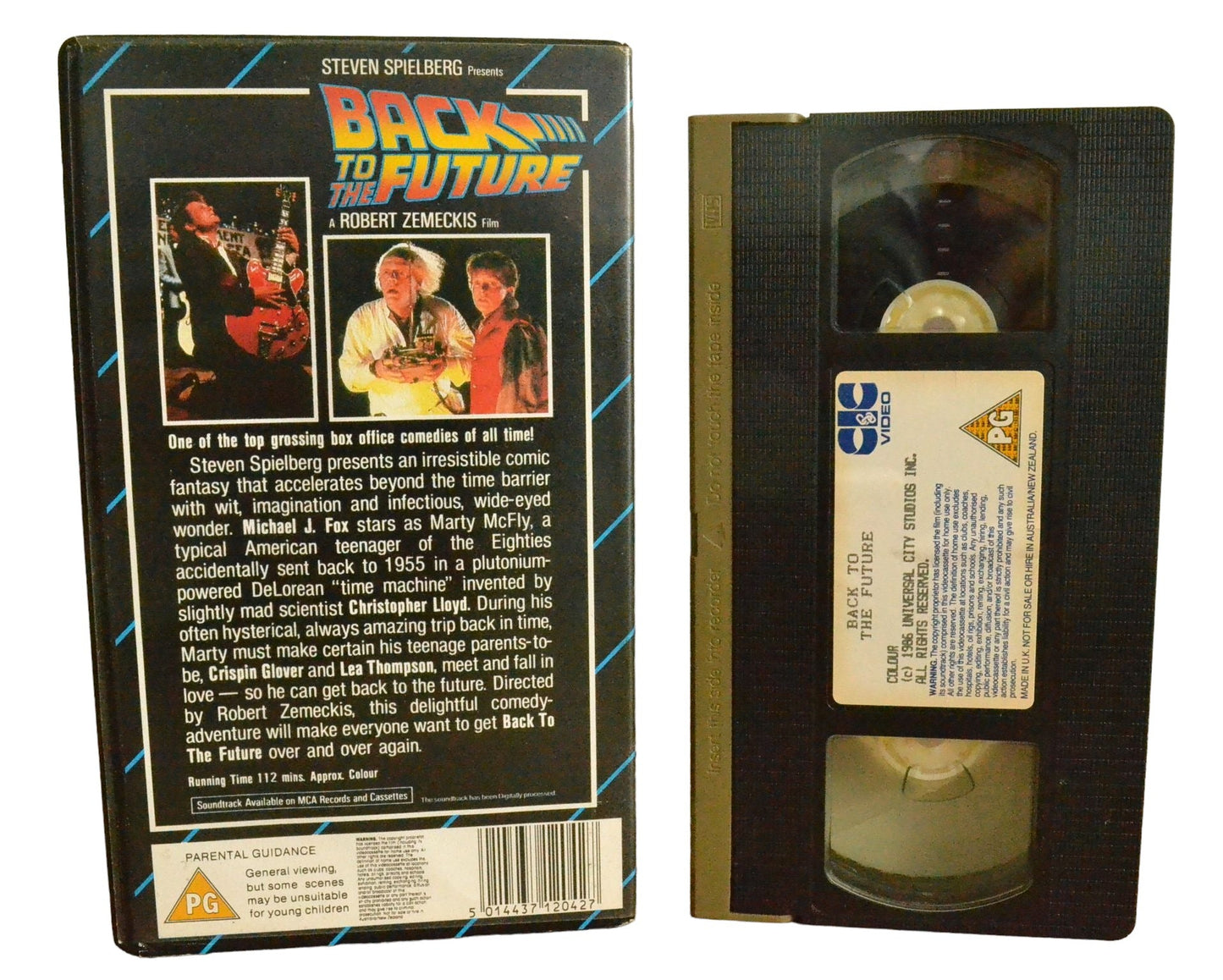 Back To The Future - Michael J. Fox - CIC Video - VHR1204 - Sci-Fi - Pal - VHS-