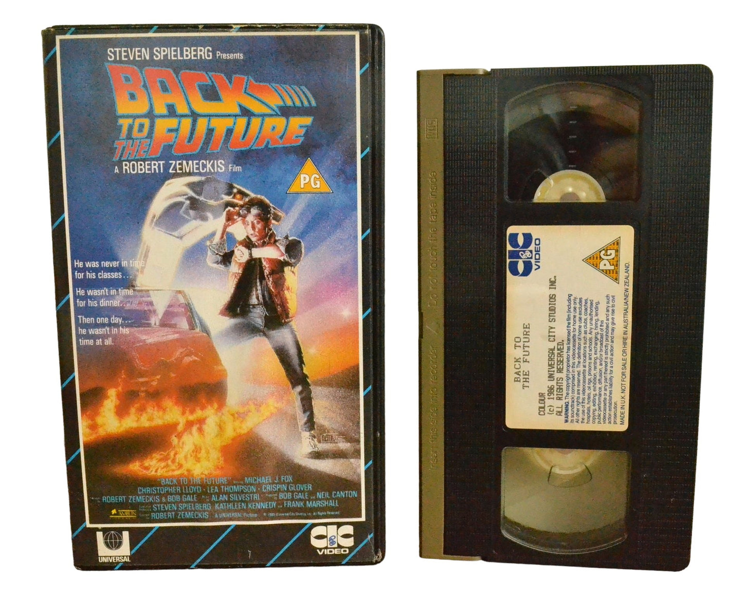 Back To The Future - Michael J. Fox - CIC Video - VHR1204 - Sci-Fi - Pal - VHS-