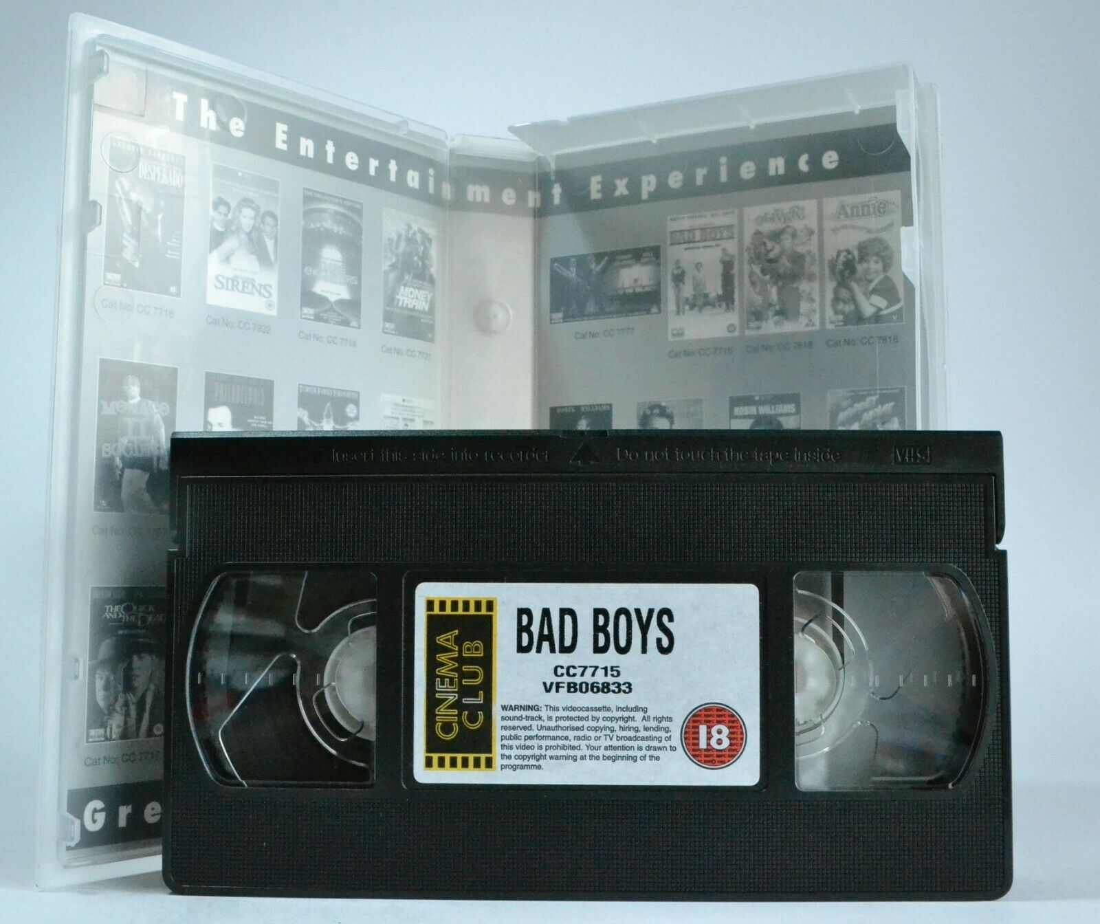 Bad Boys: Michael Bay - Explosive Action - Will Smith/Martin Lawrence - Pal VHS-