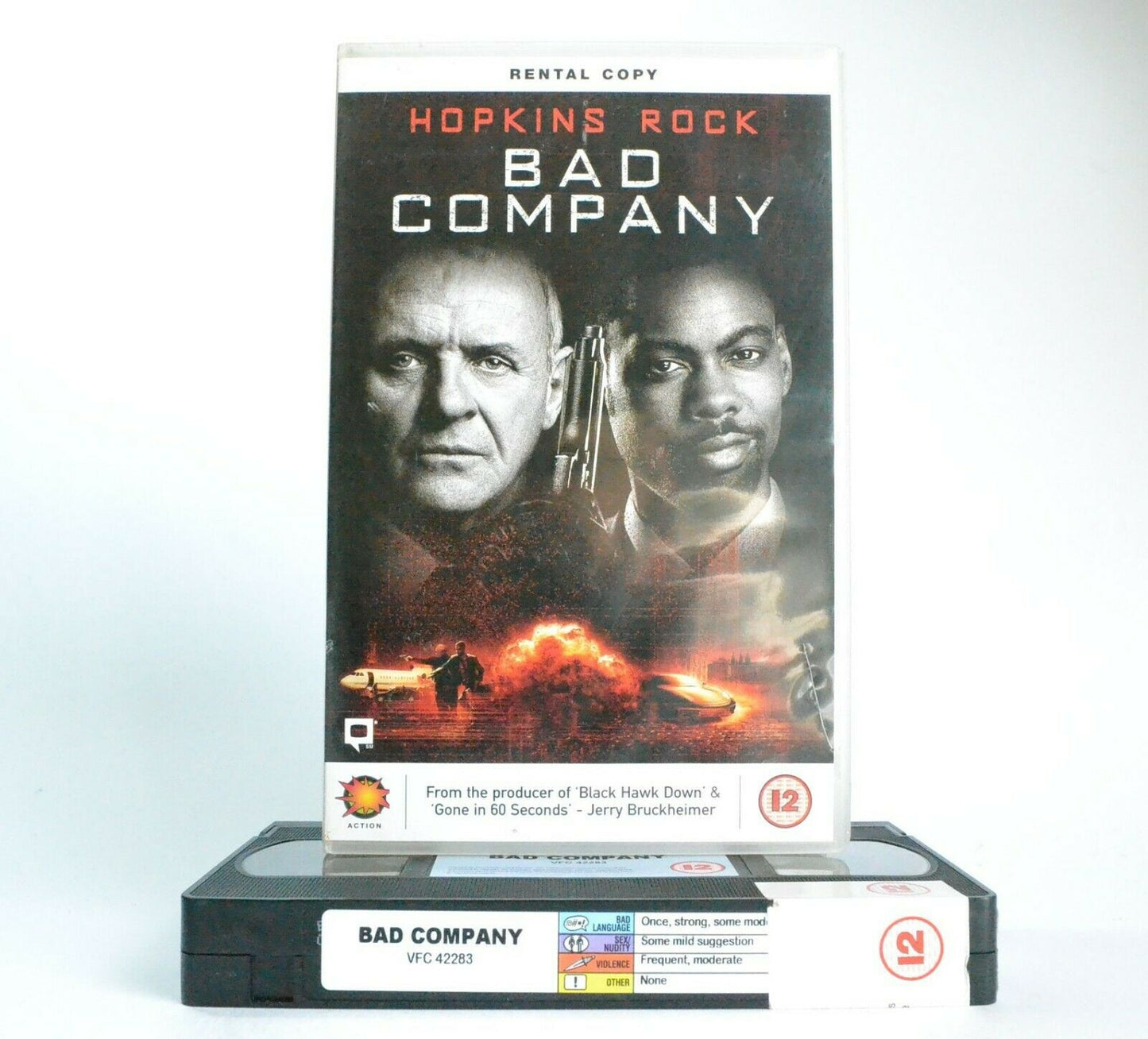 Bad Company (2002); Action - Big Box - Anthony Hopkins - Pal VHS-