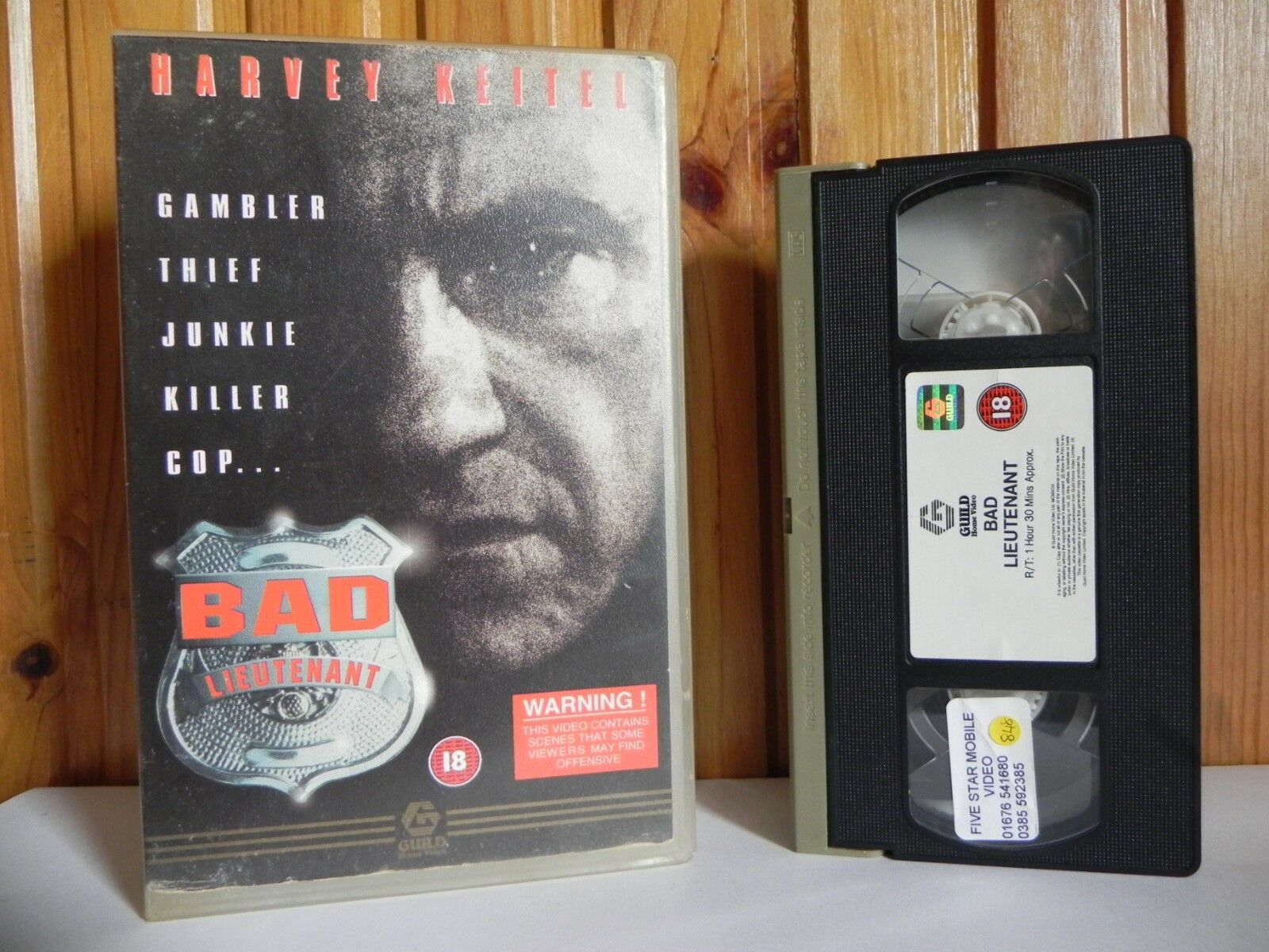 Bad Lieutenant: Offensive Action - Large Box [Rental] - Harvey Keitel - Pal VHS-