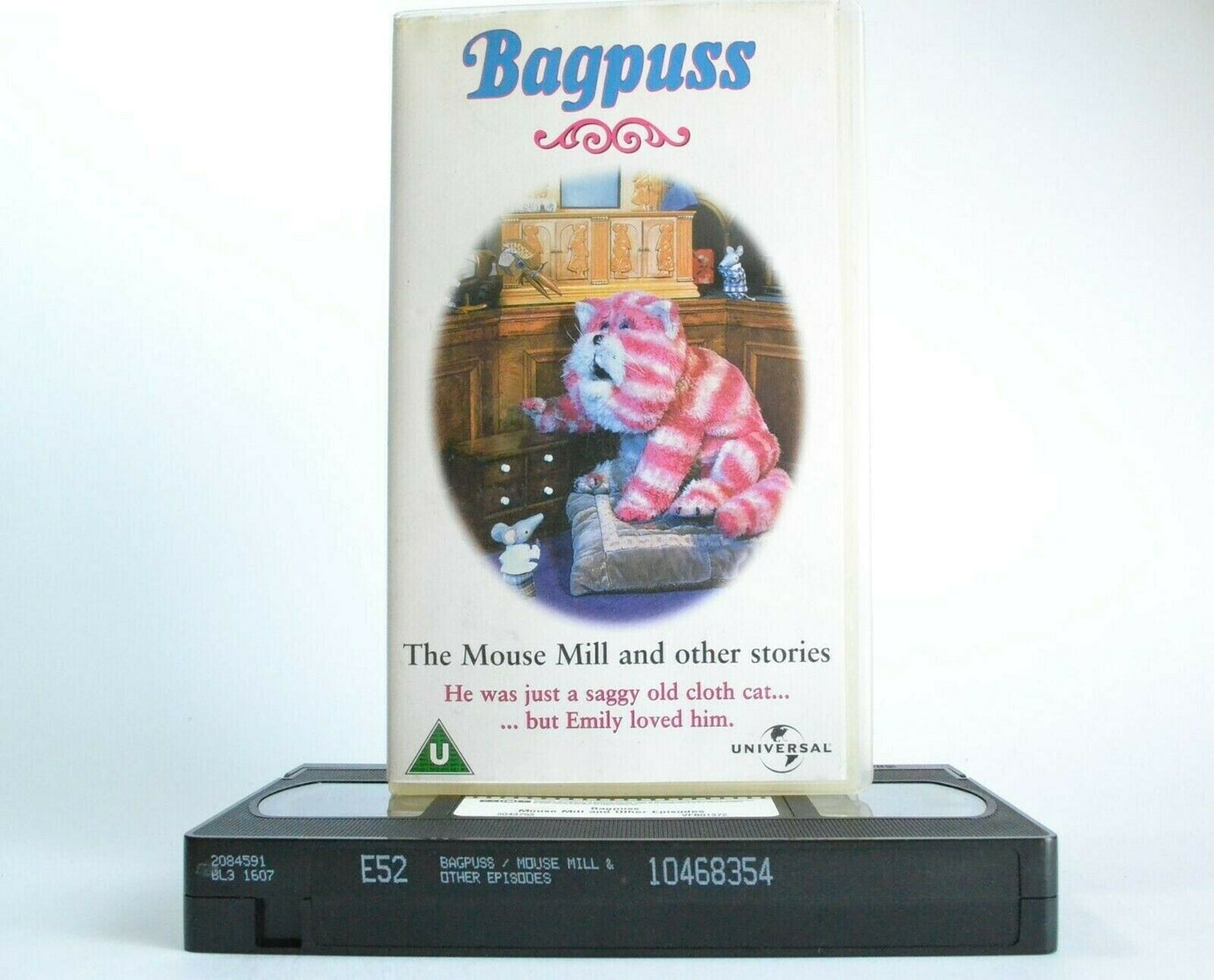 Bagpuss: The Mouse Mill And Other Stories - Old Cloth Cat - Children's - Pal VHS-