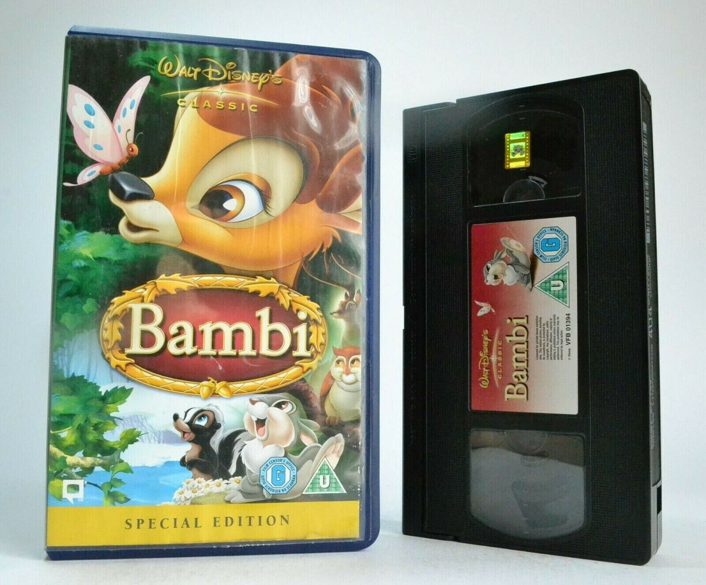 Bambi (1942): Special Edition - Walt Disney - Animated - Children's - Pal VHS-