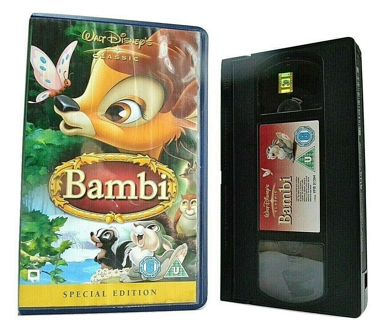 Bambi (1942): Special Edition - Walt Disney - Animated - Children's - Pal VHS-