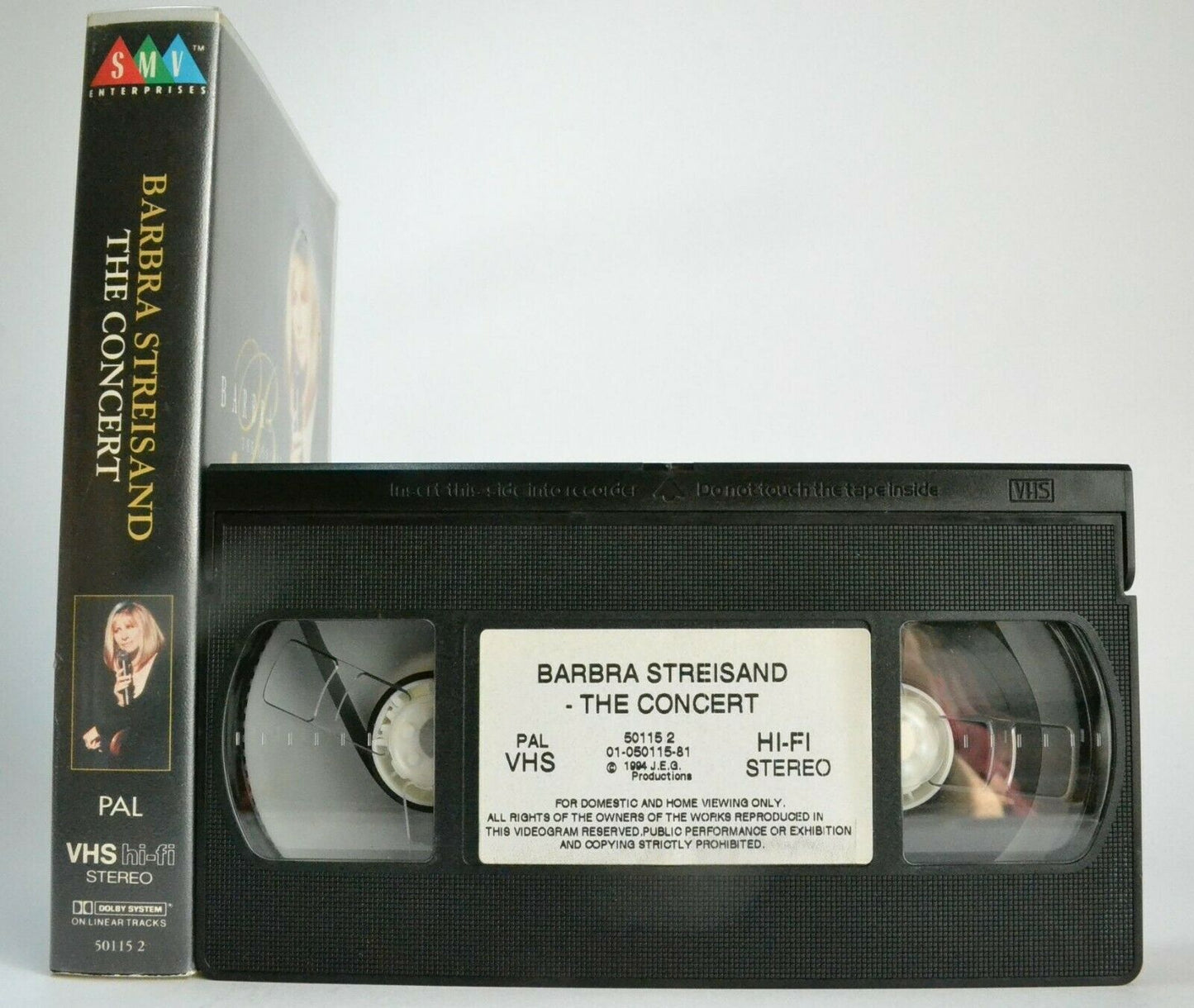 Barbara Streisand: The Concert -<<Arrowhead Pond / Anaheim>>- Music - Pal VHS-