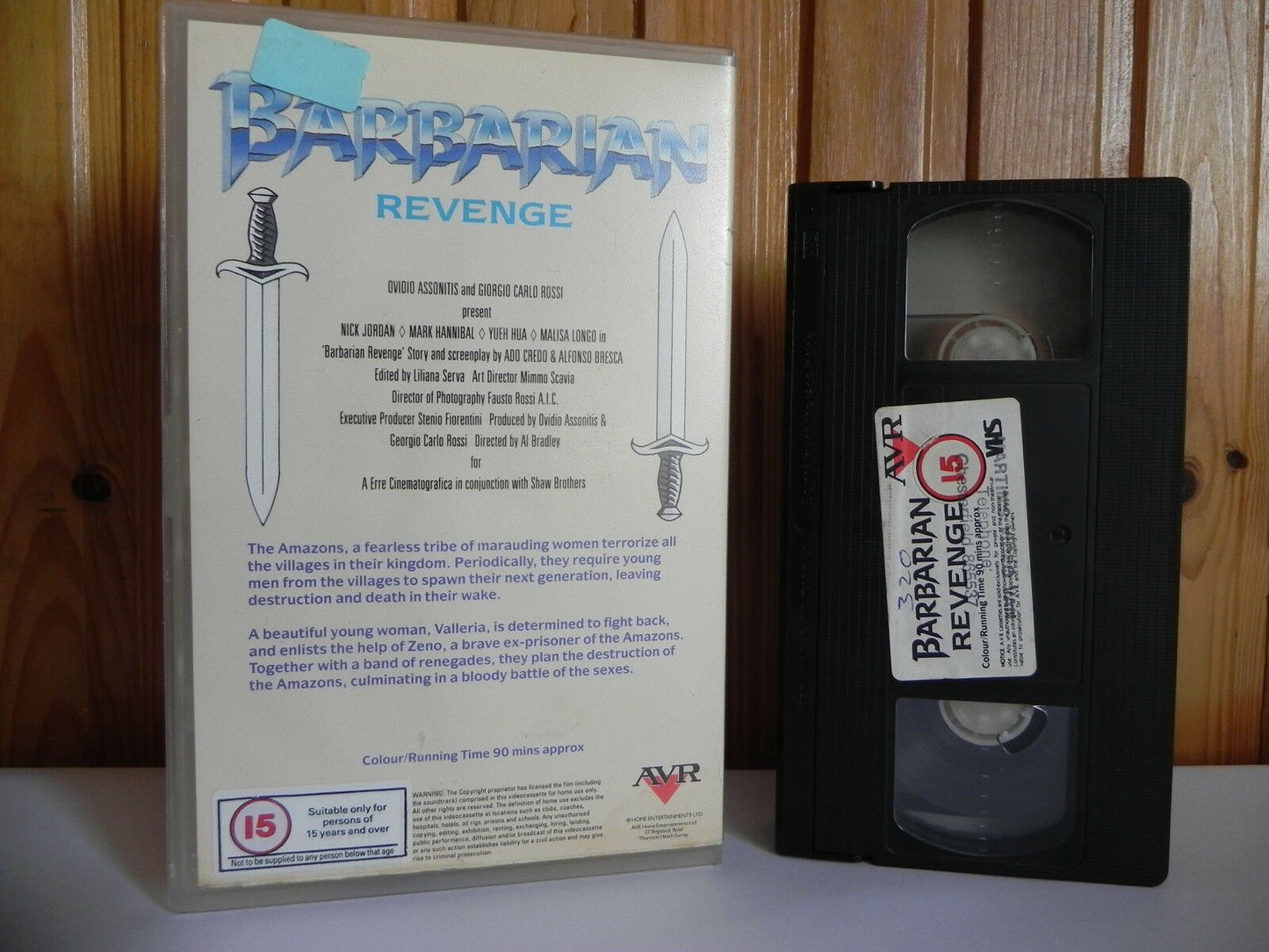 Barbarian: Revenge - AVR - Fantasy - Battle Of The Sexes - Large Box - Pal VHS-