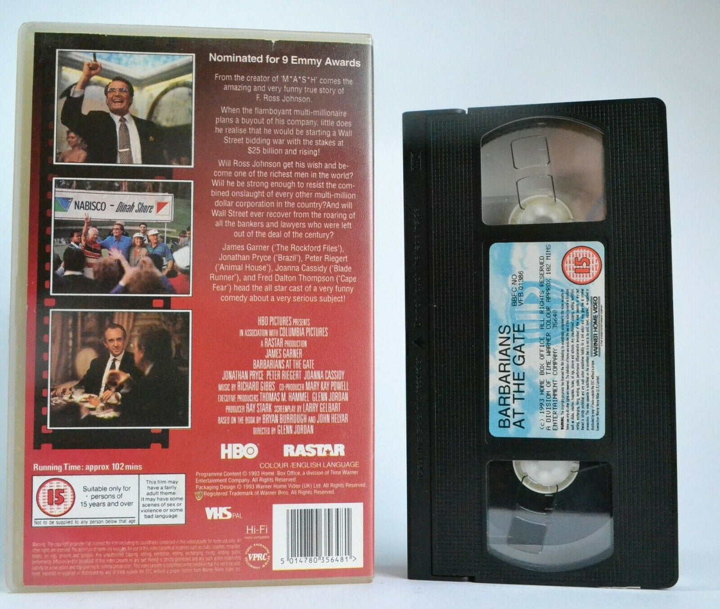 Barbarians At The Gate: (1993) TV Movie - Drama - Base On True Events - Pal VHS-