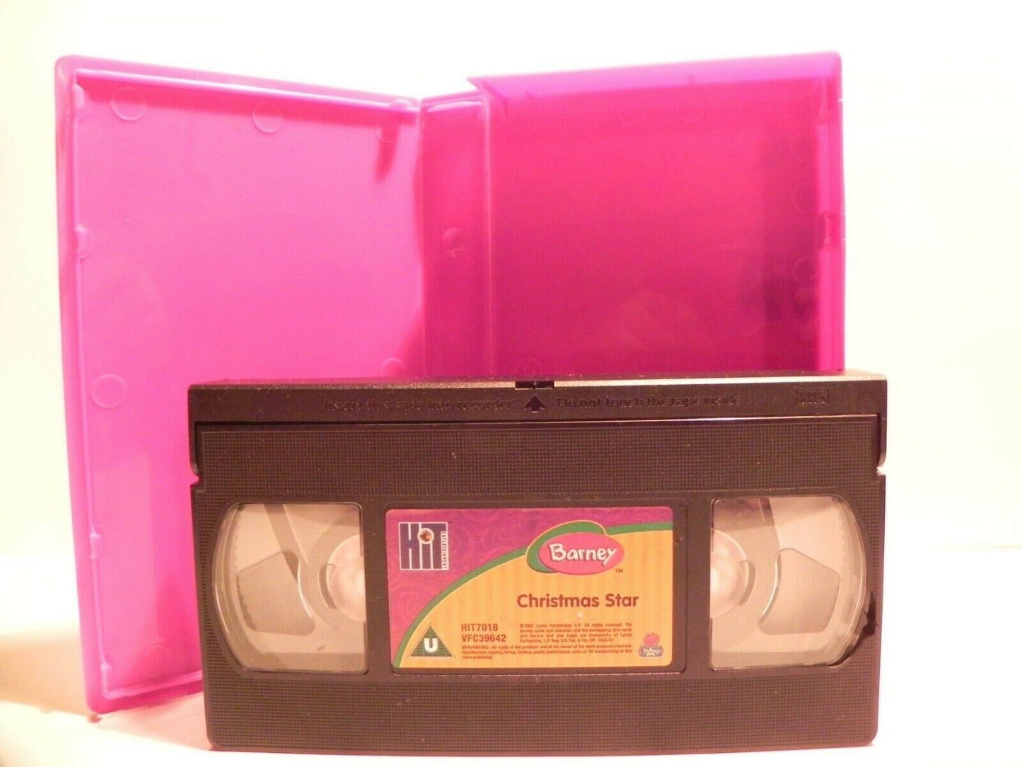 Barney: Christmas Star - Holiday Spirit Animation - Fun - Children's - Pal VHS-