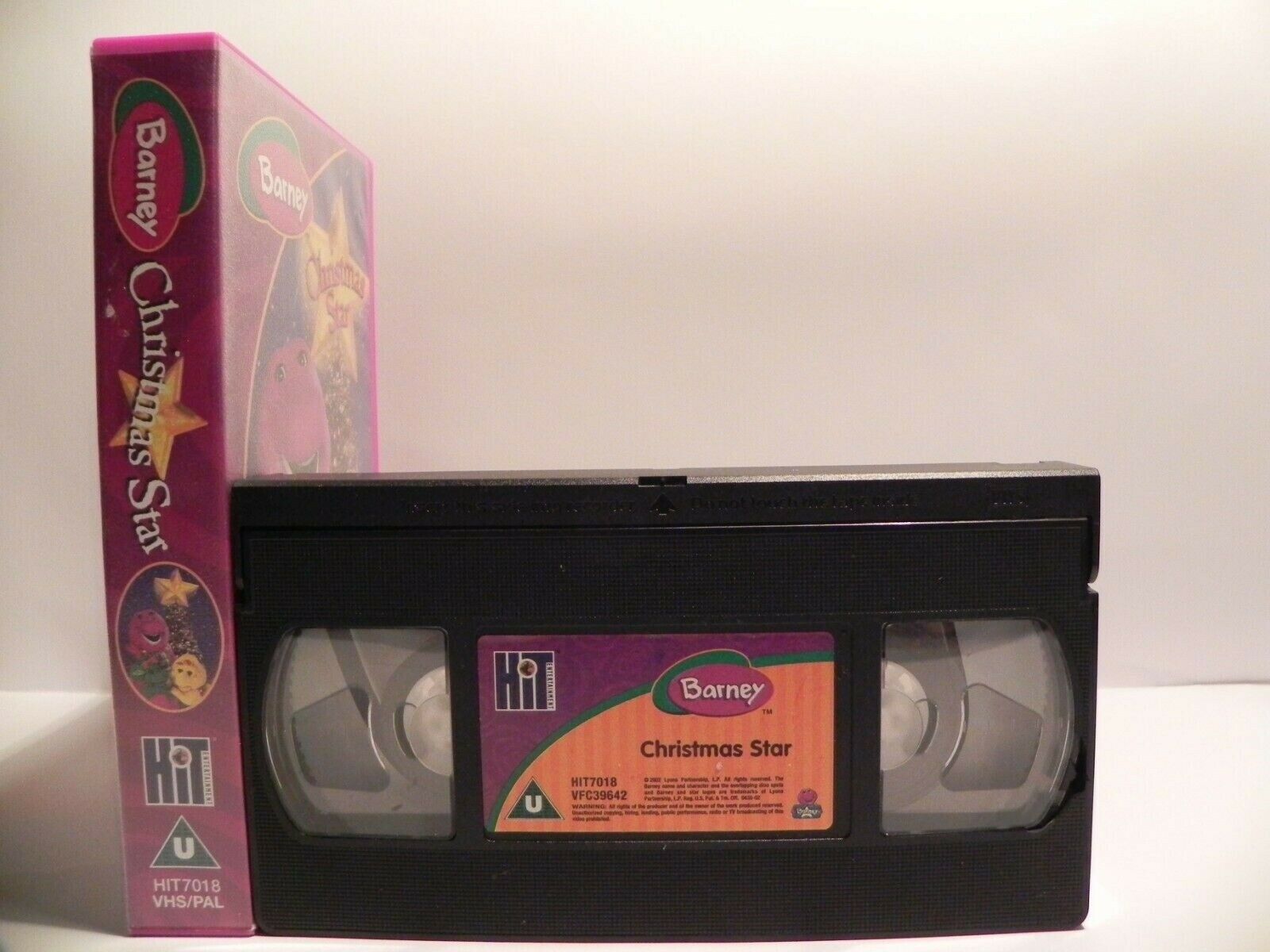 Barney: Christmas Star - Holiday Spirit Animation - Fun - Children's - Pal VHS-