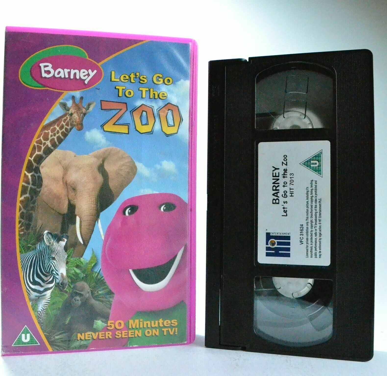 Barney: Let's Go To The Zoo - Animated - Educational - Animal Fun - Kids - VHS-