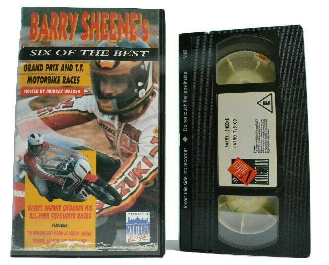 Barry Sheene: Six Of The Best [Murray Walker] Motorbike Champion - Sports - VHS-