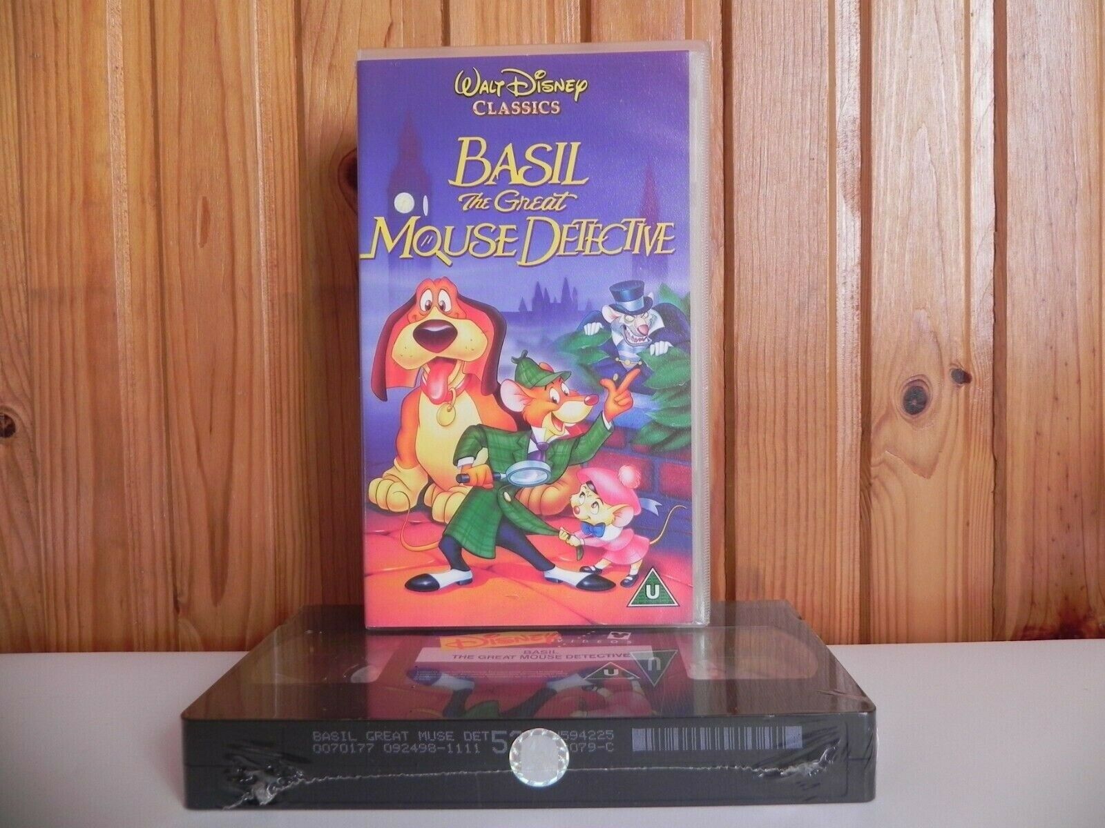 Basil The Great Mouse Detective - Disney - Brand New Sealed - Kids - Pal VHS-