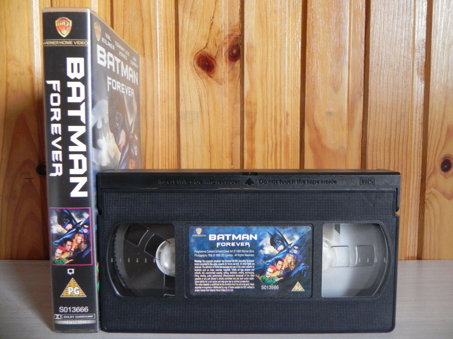 Batman Forever (1995): Superhero Action - Val Kilmer / Tommy Lee Jones - Pal VHS-