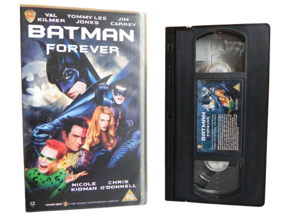 Batman Forever (1995): Superhero Action - Val Kilmer / Tommy Lee Jones - Pal VHS-