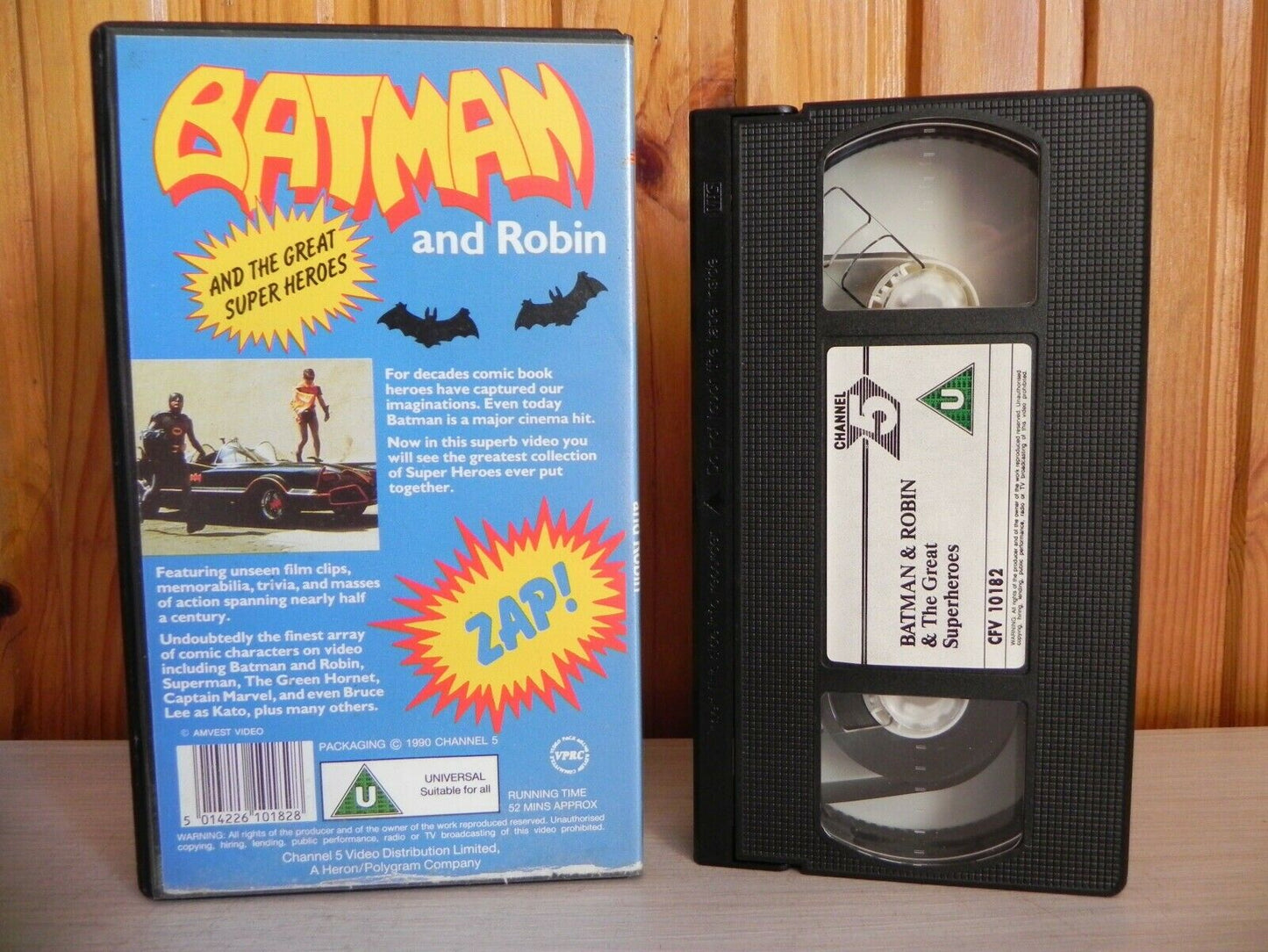 Batman & Robin - Unseen Rare Footage - Captain Marvel - Superman - 1990 - VHS-