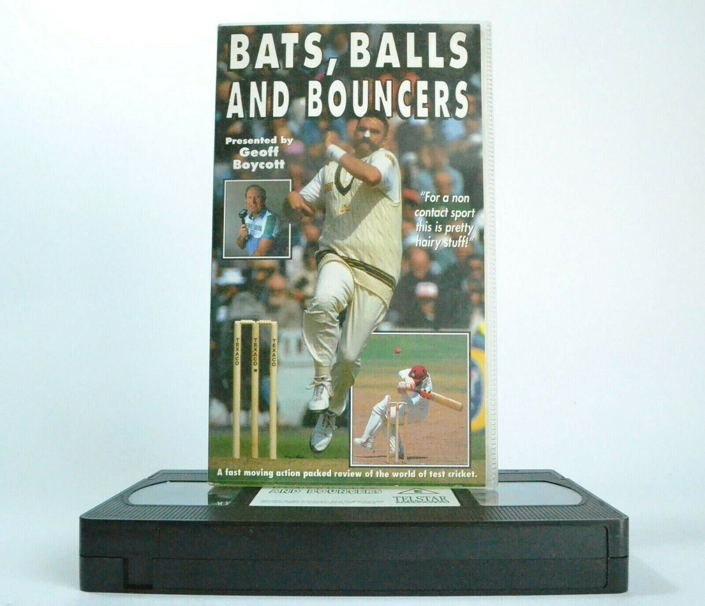 Bats, Balls And Bouncers: Presented By Geoff Boycott - Cricket - Sports - VHS-