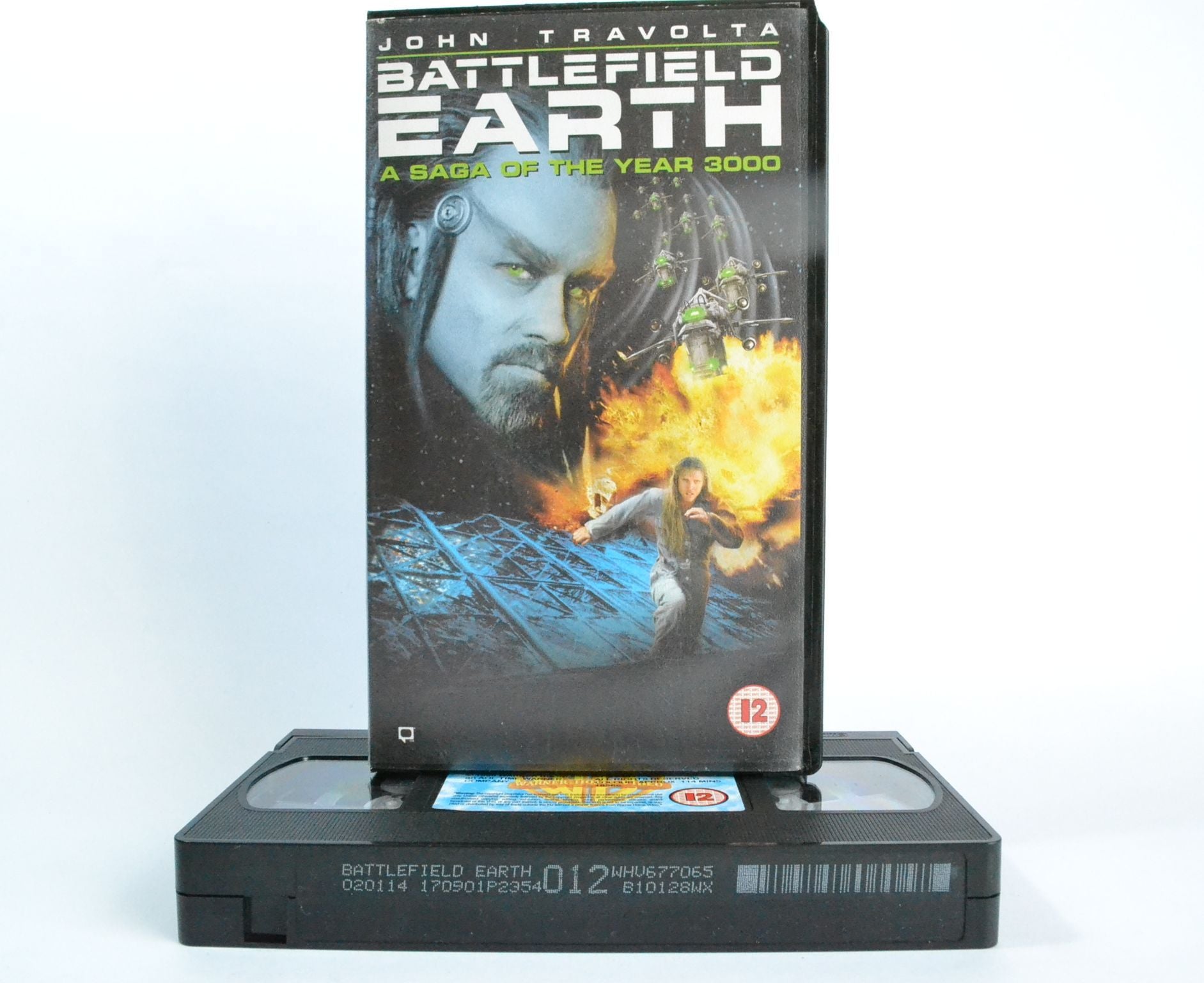 Battlefield Earth: Year 3000 - John Travolta - Post- Apocalyptic Sci-Fi - VHS-