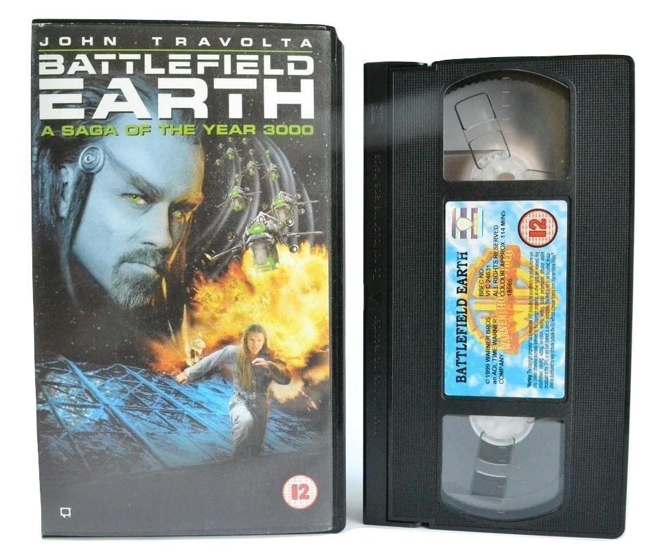 Battlefield Earth: Year 3000 - John Travolta - Post- Apocalyptic Sci-Fi - VHS-