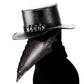 Beak Plague Doctor Halloween Masks - Made of PU for Steam Punks Evening Show Cosplay, Gentleman Hat, Steampunks Masquerade Party Prop,-